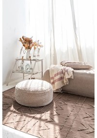 Krémový taburet Chill Natural – Lorena Canals