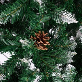 Vianočný stromček so šiškami NATALE 220 cm zelený