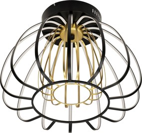 XXXLutz STROPNÉ LED SVIETIDLO, 44,5/33 cm Novel - Interiérové svietidlá - 004804000101