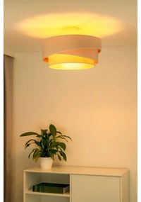 Duolla - Prisadený luster KOBO 1xE27/15W/230V pr. 45 cm krémová