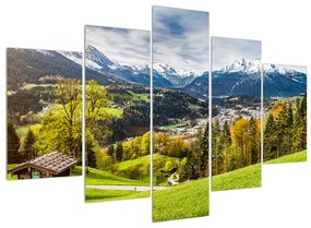 Obraz horskej krajiny (150x105 cm)
