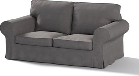 Poťah na sedačku Ektorp (nerozkladá sa, pre 2 osoby) farba produktu sivá látka zapletaná