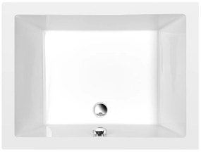 Polysan Polysan, DEEP hlboká sprchová vanička obdĺžnik 100x75x26cm, biela, 72879