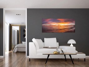 Obraz - Západ slnka (120x50 cm)