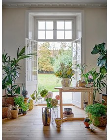 Konzolový stolík z kaučukového dreva v prírodnej farbe 35x100 cm Serrone – Bloomingville