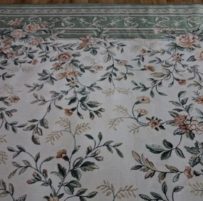 Koberec Hanse Home Naveh Antik krémový / zelený - Zľavnený kus - výrobná vada