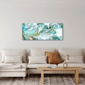Obraz - Maľba abstraktných vzorov (120x50 cm)