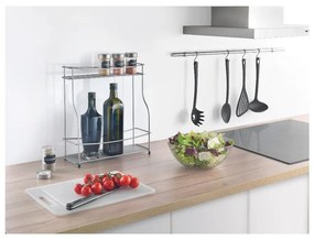 Polica na korenie s 2 poschodiami Metaltex Balsamico