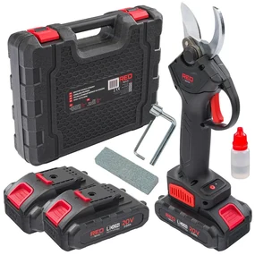 Akumulátorové záhradné nožnice RTSA0063, 20V | RED TECHNIC
