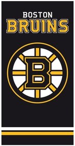 Hokejová bavlnená osuška NHL Boston Bruins - motív Black - 100% bavlna - 70 x 140 cm - II. akosť