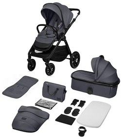 Lionelo - Kombinovaný kočík 2v1 LAYLA Grey Stone