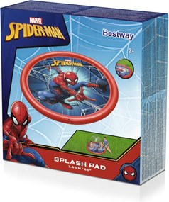LEAN Nafukovacia hracia podložka s fontánou Spiderman 165 cm Bestway 98792