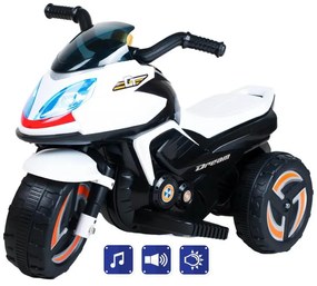 Elektrická motorka KICK white