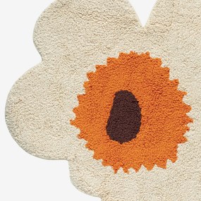 Marimekko Koupelnová předložka Unikko béžová okrová