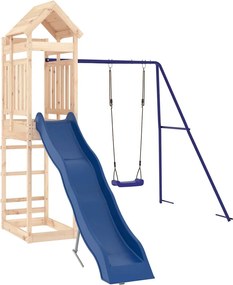 vidaXL Vonkajšia súprava na hranie masívna borovica