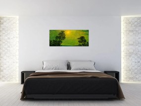 Obraz - Imitator of Ralph Albert Blakelock, Moonlight, reprodukcia (120x50 cm)
