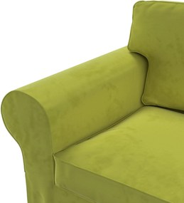 Poťah na sedačku Ektorp (nerozkladá sa, pre 2 osoby) farba produktu zelená látka lesklá, zamatová