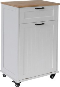 XXXLutz SERVÍROVACÍ VOZÍK, biela, 52/89/35 cm MID.YOU - Barový nábytok - 001713014501