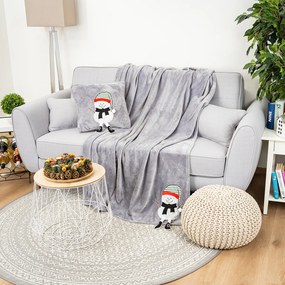 4Home Vianočná deka Frosty Snowman, 150 x 200 cm