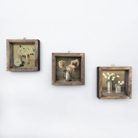 Obrazy v súprave 3 ks 15x15 cm - Wallity