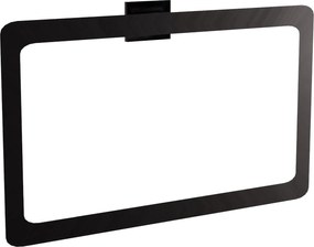 Rea Oste, prsteňový kúpeľňový vešiak na uterák, čierna matná, REA-88071