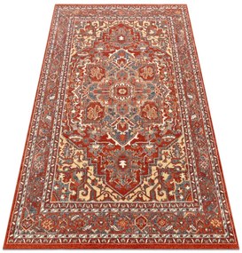 Koberec LEGEND 468 10 GB300 OSTA - Ornament / rám, exkluzívny červený / béžový