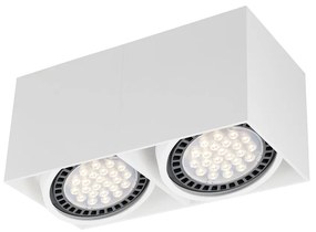 Zuma Line ACGU10-116 - Bodové svietidlo BOX 2 2xGU10-ES111/15W/230V biela