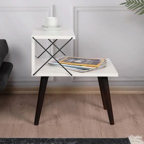 Nočný stolík Cross White
