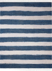 Kusový koberec Ashram Blau, 60x110, modrá, chodba / predsieň, My Flair