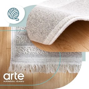 Koberec Agnella Noble Nizer svetlosivý strapce