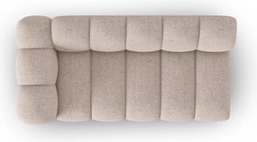 Béžový modul pohovky (ľavý roh) Lupine – Micadoni Home