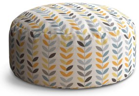 Taburet Circle farebné lístky, farebná