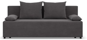 Dvojmiestna pohovka FERMO Poso rozkladacia, tmavosivá