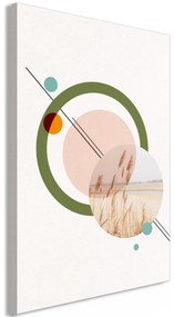 Artgeist Obraz - Geometric Landscape (1 Part) Vertical Veľkosť: 60x90, Verzia: Premium Print