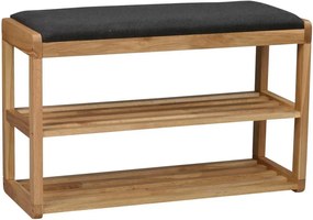 Prírodná dubová polica na topánky Rowico Gorges