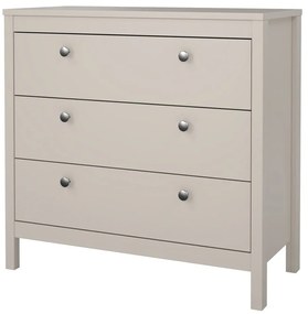 Sivobéžová komoda 82x80x38 cm Madrid – Tvilum