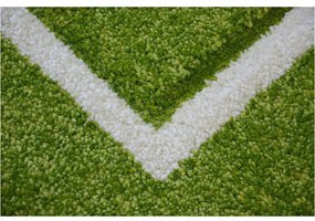 Detský kusový koberec Futbalové ihrisko zelený 240x330cm