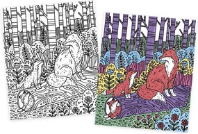 Detský ateliér maxi - magické maľovanie vodou - lesné zvieratá