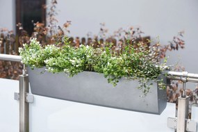 Balkónový hrantík BALKONA CLASSICO, plast, šírka 80 cm, antracit