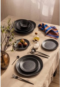 Kameninová jedálenská súprava 18 ks Dark Moon – Bonami Selection