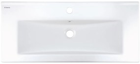 Deante Tubo, keramické umývadlo na zapustenie 815x360x140 mm, biela lesklá, DEA-CTU_638M