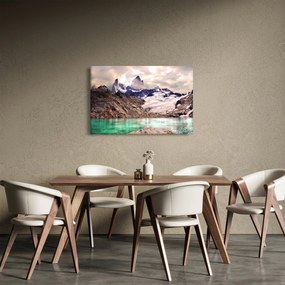 Obraz horského jazera (90x60 cm)