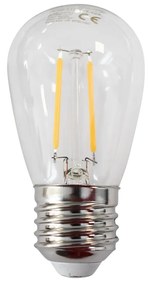Dekoračná LED žiarovka E27 teplá 2700k 1w 70 lm