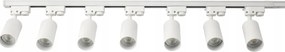 LED koľajnica 2m + 7x GU10 bodové žiarovky - sada