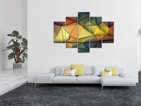 Obraz - Polygonálna 3D abstrakcia (150x105 cm)