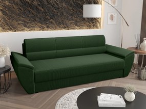 Pohovka trojsedačka Radiant Bis (tmavozelená). Akcia -20%. Vlastná spoľahlivá doprava až k Vám domov. 1056846