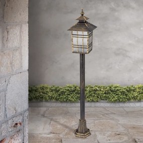 Orion AL 11-1117/1 - Vonkajšia lampa KIKO 1xE27/11W/230V IP44 bronz/patina