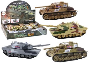 Lean Toys Vojenský tank na trecí pohon