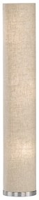 Béžová stojacia lampa s textilným tienidlom (výška 110 cm) Thor – Fischer & Honsel