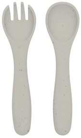 Príbor 2-dielny Platinum Silicone Sand